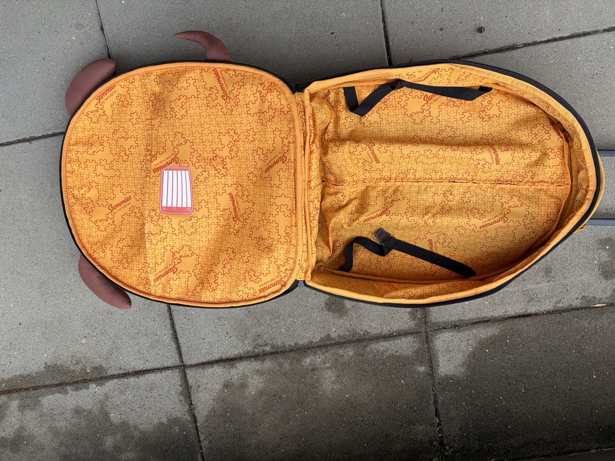 Valigie & Borse: Kinder Koffer Hund mit Rollen orange braun gebraucht – Usato da Büren an der Aare venduto da Tedu 1