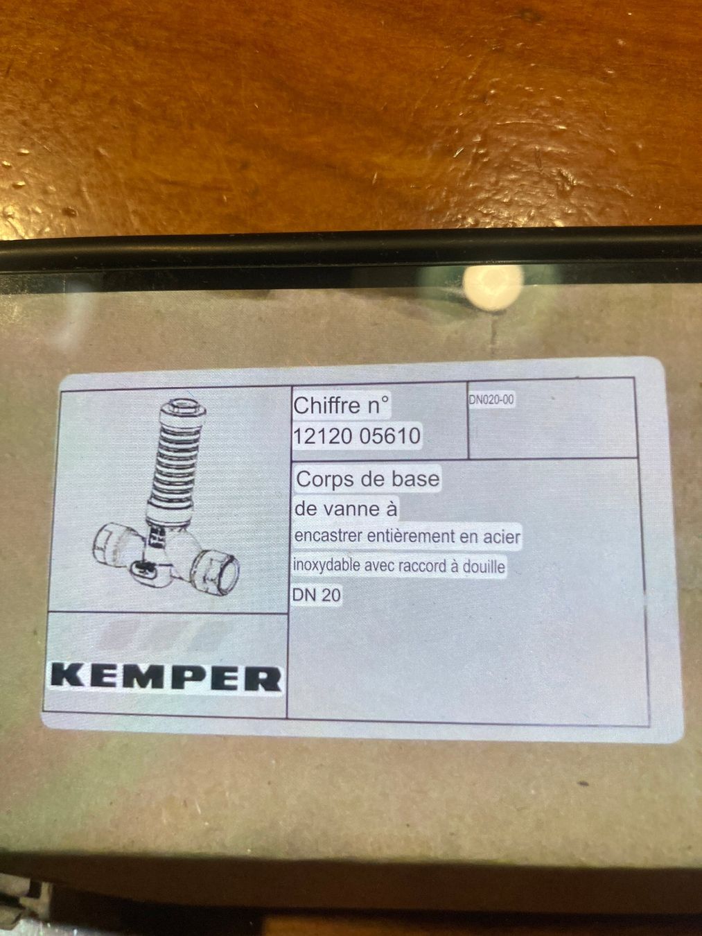 Rubinetteria: 1 robinet Kemper DN20 à encastrer – Nuovo e nell'imballaggio originale da Bourrignon venduto da filledemai 5