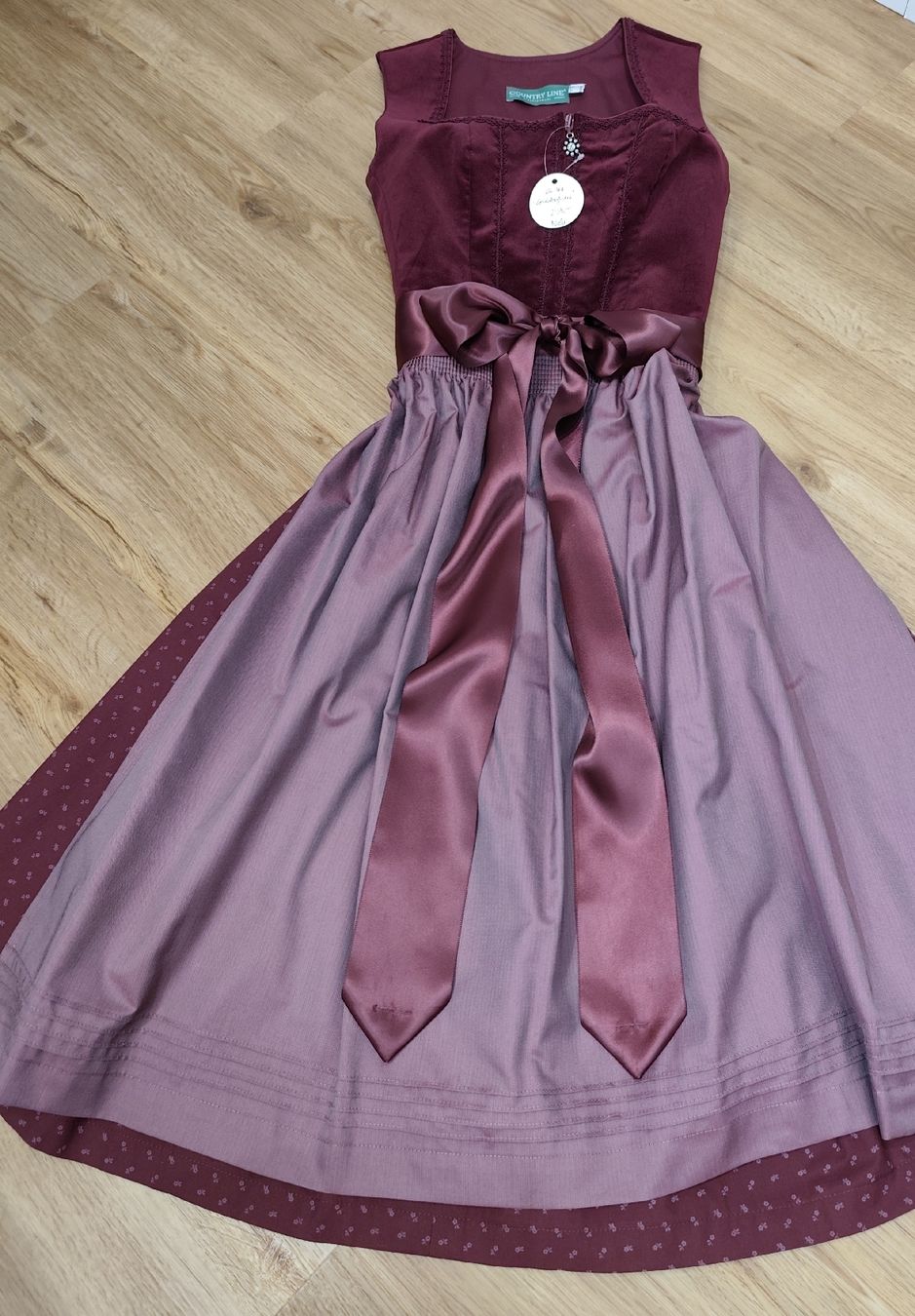 Vestiti: Samt Dirndl CountryLine - NEU – Nuovo (secondo la descrizione) da Dussnang venduto da Rosenfee50