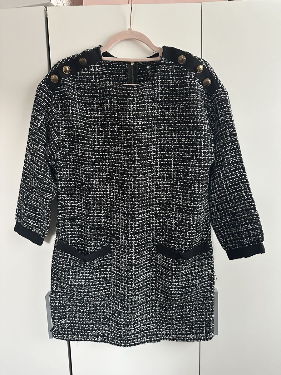 Zara Vestiti: Zara Minikleid mit 3/4 Ärmel – Usato da Wallisellen venduto da preloved.fastfashion