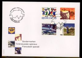 1999, FDC, Sondermarken (Nr. 979–982)
