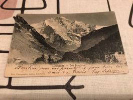 3 alte Ansichtskarten Interlaken / Jungfrau (900-28)
