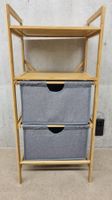 Bambus Regal mit 2 Schubladen, Top Zustand!