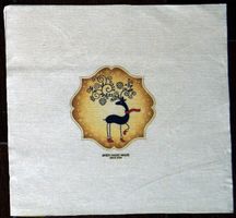 1 STK LEINEN PATCHWORKSTOFF, 20x20 cm fabric