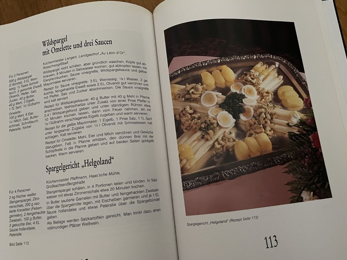 Bücher: Spargel - Kochbuch von Bernhard Stein – Gebraucht aus Zürich von silab69 7