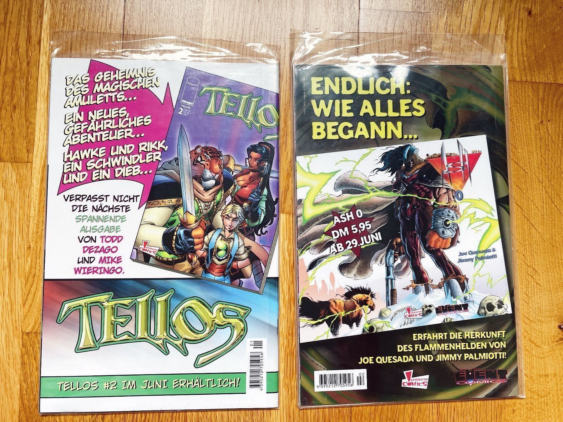 Fumetti: Tellos 1 & 2, Image Comics Fantasy – Usato da Adliswil venduto da Ch_Mei 1