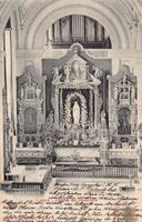 Luzern, Inneres der Hofkirche, gelaufen 1904