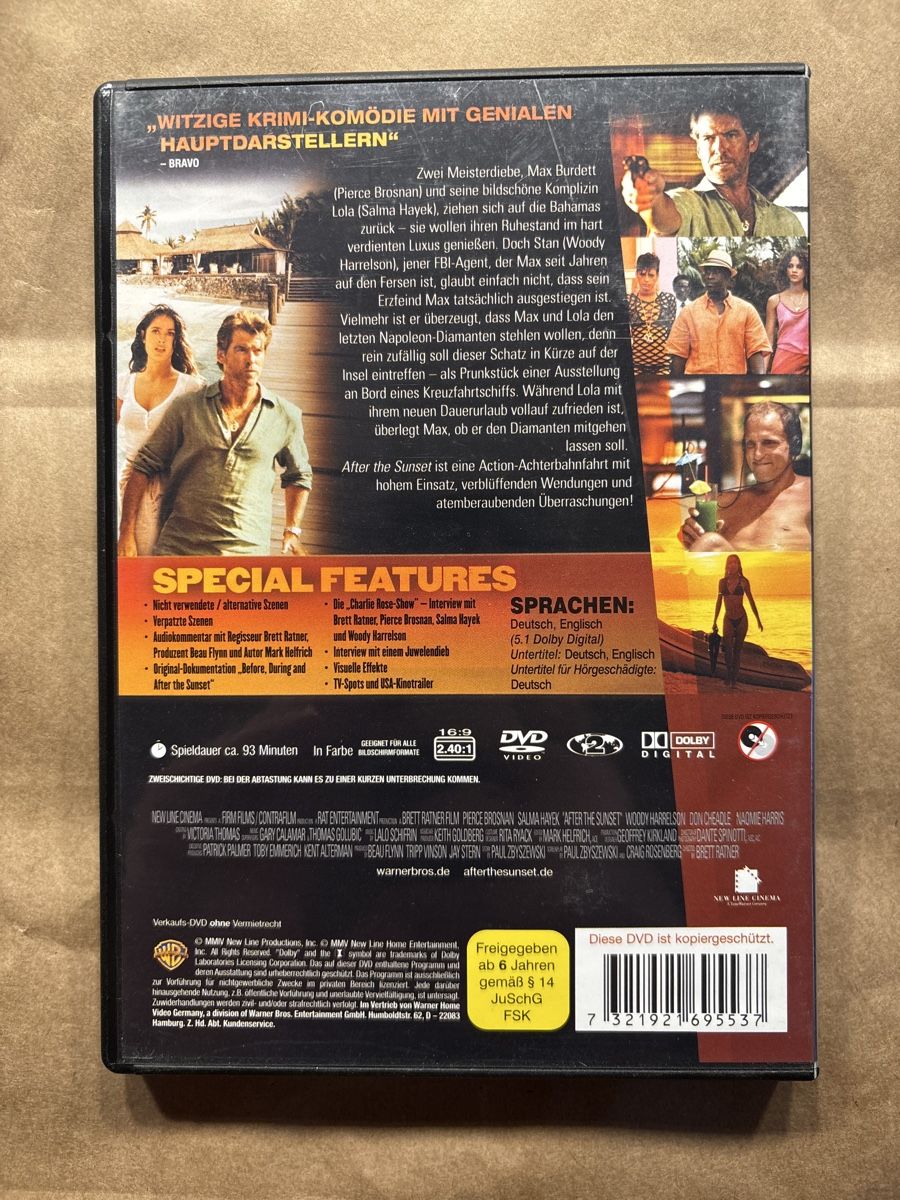 Tutti i DVDs: After the Sunset (2204) – Usato da Ruswil venduto da Slivio_ 1