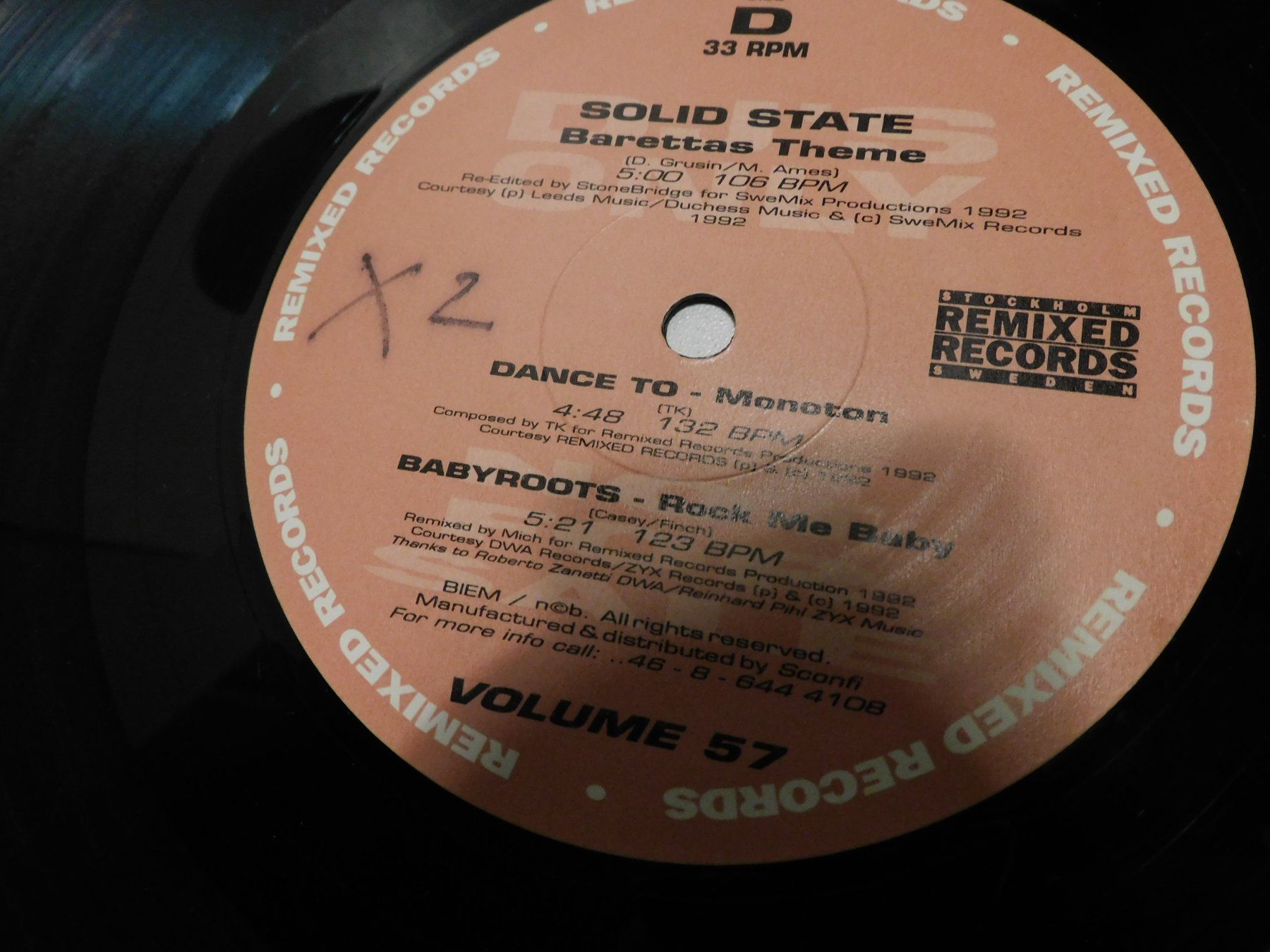 Schallplatten: LP - 1992 - Erire  Mix Remix Trans Remix Trans Techno    LP – Gebraucht aus Sursee von 76 4