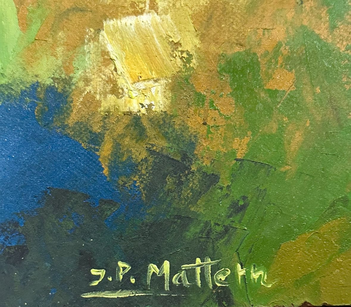 Dipinti: Œuvre abstraite Jean pierre mattern  59x48 – Usato da Bellevue venduto da bordeaux075cl 4