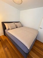 Boxspringbett 180 × 200 cm, anthrazit – sehr guter Zustand