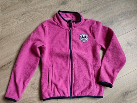 Faserpelzjacke pink - Gr. 128
