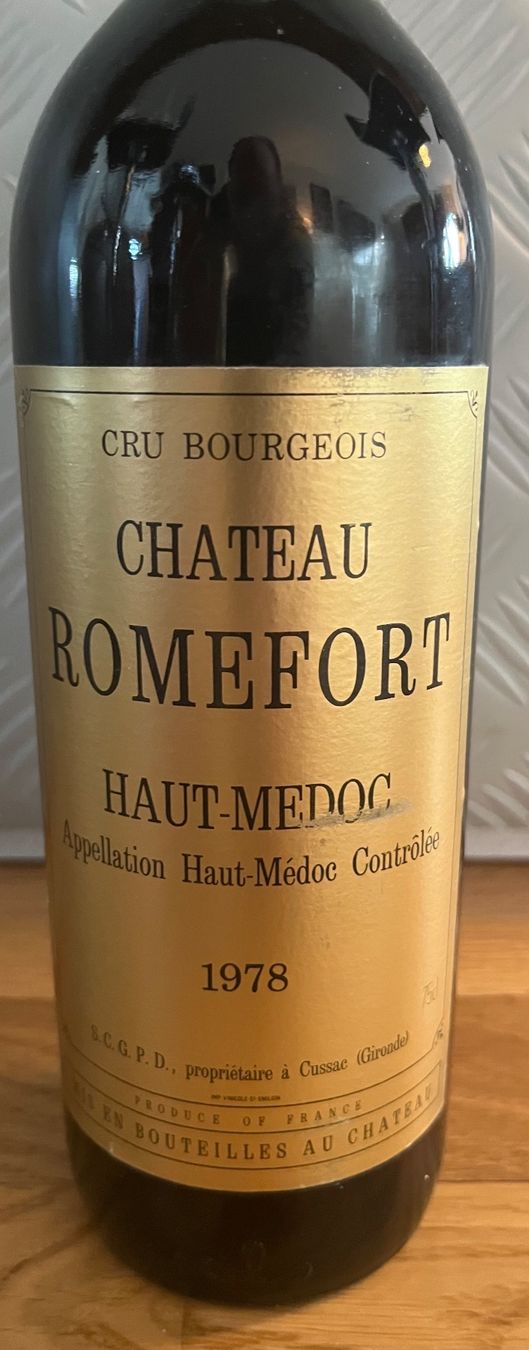 Vino: CHATEAU ROMEFORT HUT-MEDOC 1978 – Nuovo (secondo la descrizione) da Emmenbrücke venduto da Herzog07 9