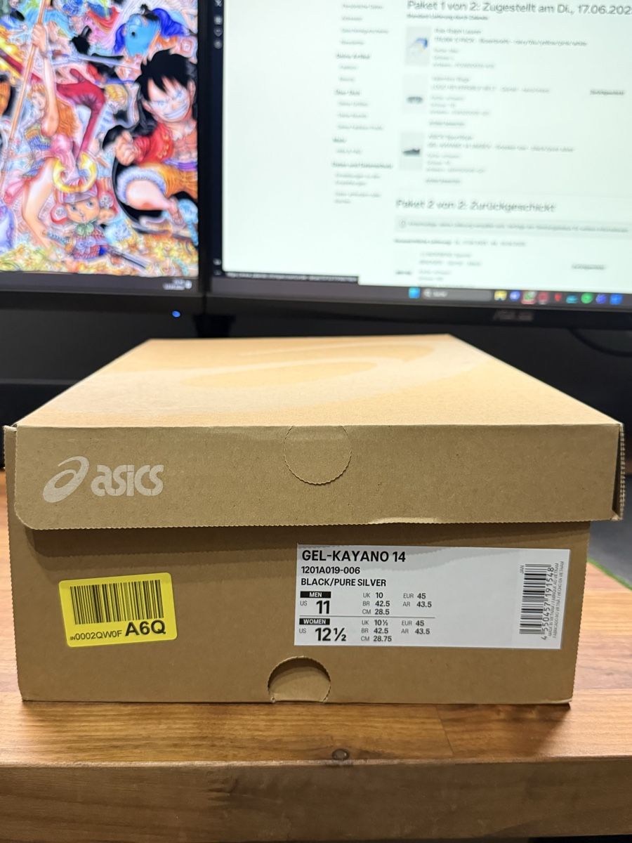 Asics Scarpe da uomo: Gel-Kayano 14 Black/Pure Silver – Usato da Leutwil venduto da TachyLuke 4