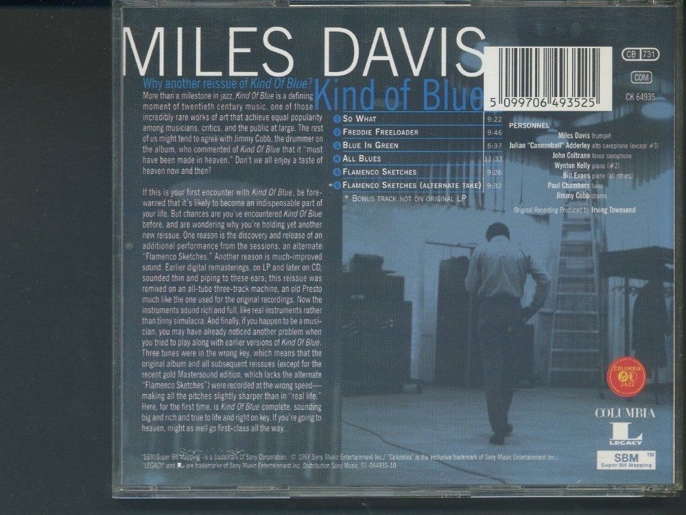 CDs: Kind Of Blue - Miles Davis – Gebraucht aus Delémont von MaxPlan 1