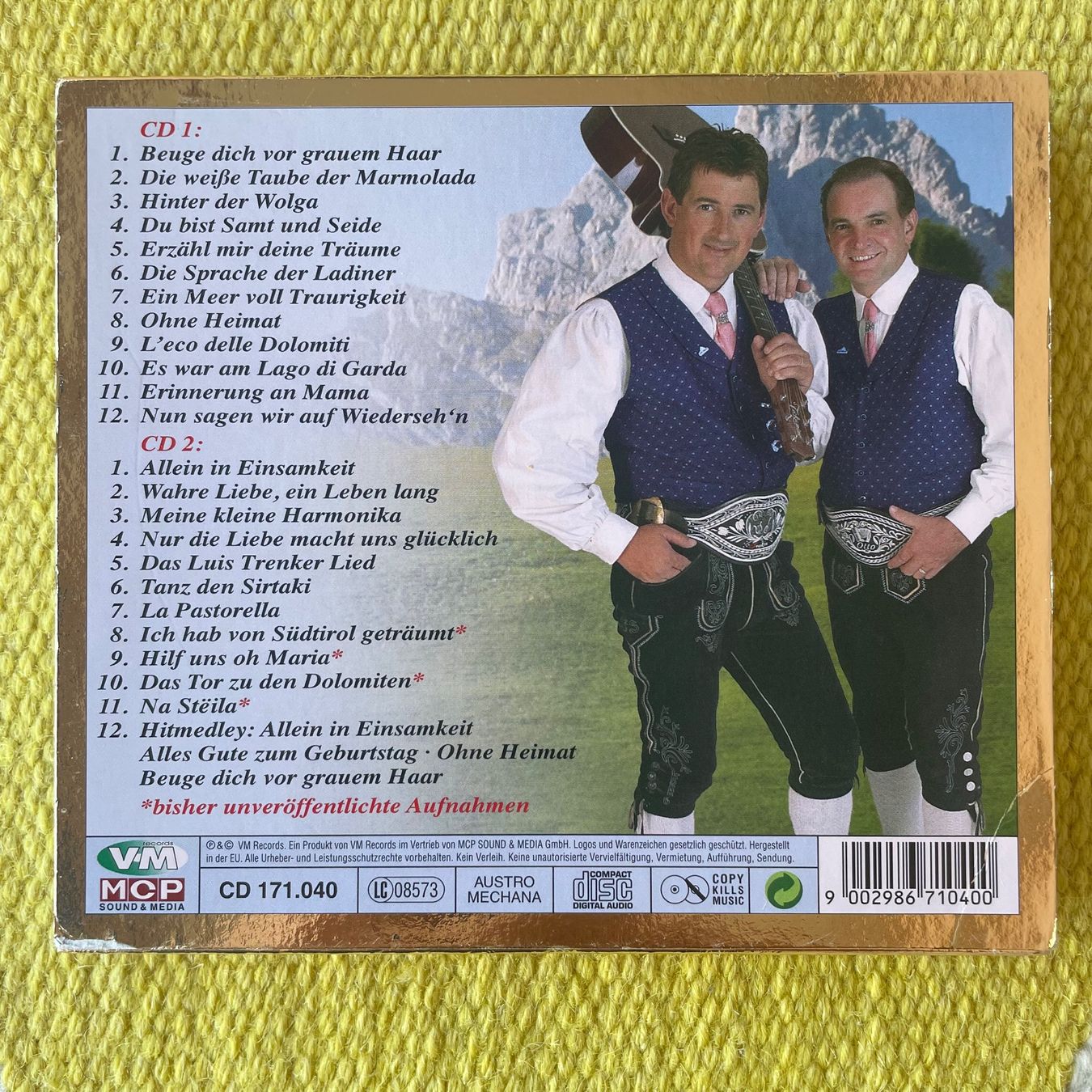 CD: DIE LADINER-2CD DAS BESTE – Usato da Rorschacherberg venduto da CD-Roli 1