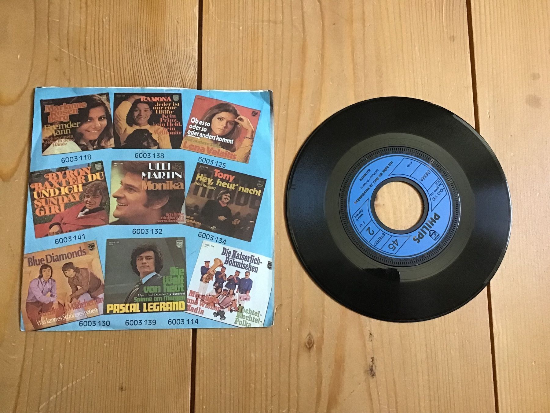 Dischi in vinile: single, Ulli Martin, monika – Usato da Liestal venduto da ozo2005 2