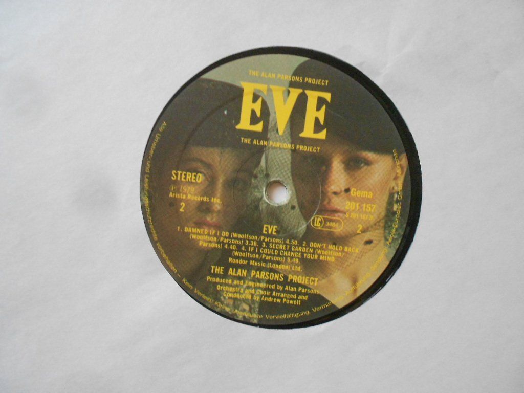 Schallplatten: THE ALAN PARSONS PROJECT  -  EVE – Gebraucht aus Bex von Giorgiob 3