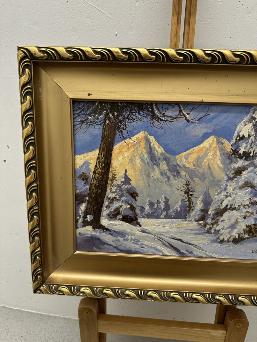 Dipinti: Winterliches Ölgemälde "Landschaft" signiert – Usato da Ebikon venduto da Gaenggeliwaar 2