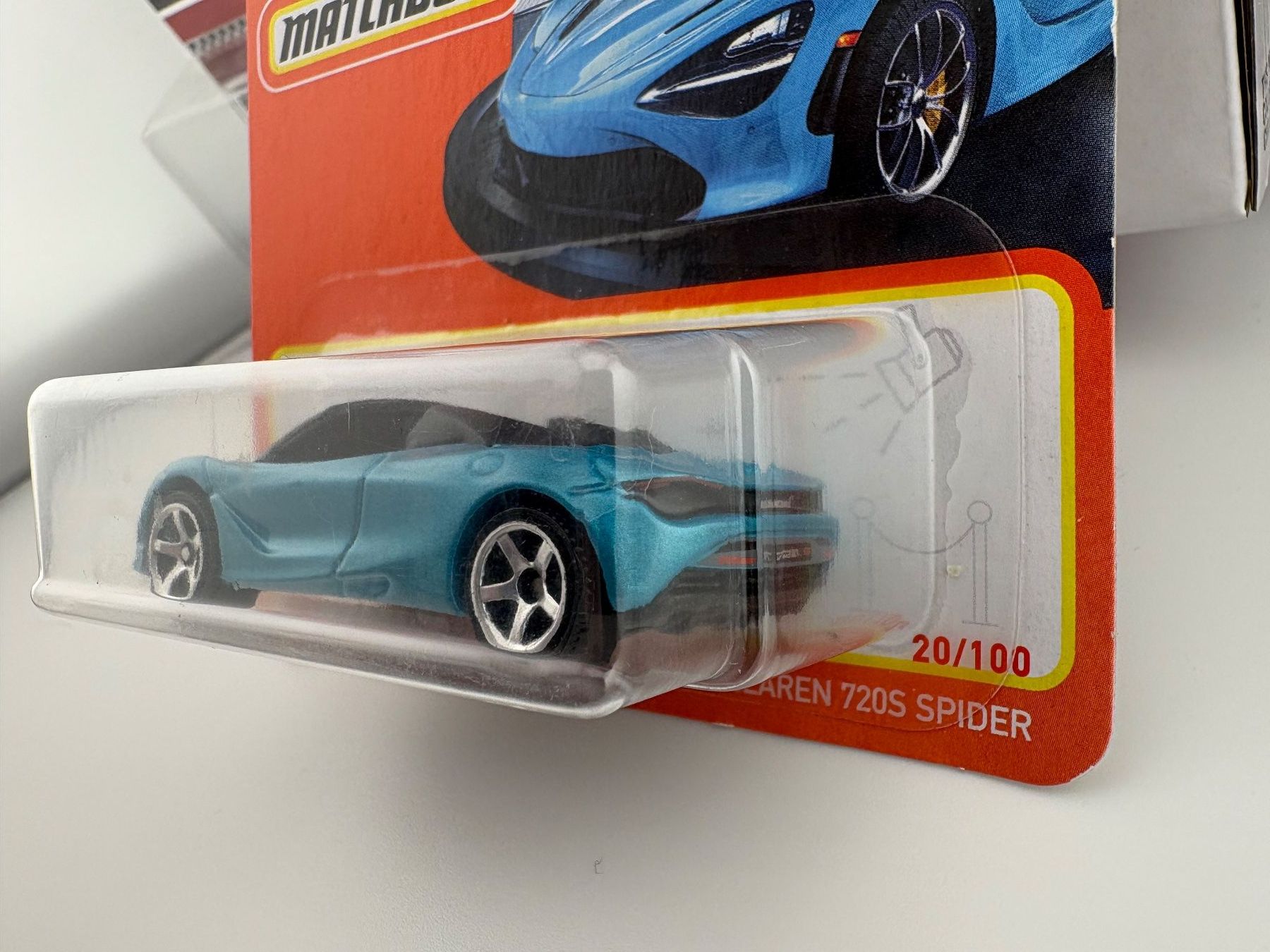 Matchbox Modellini d'auto: Matchbox McLaren 720S Spider - 2021 - 20/100 – Nuovo e nell'imballaggio originale da Flawil venduto da HeisseReifen 3