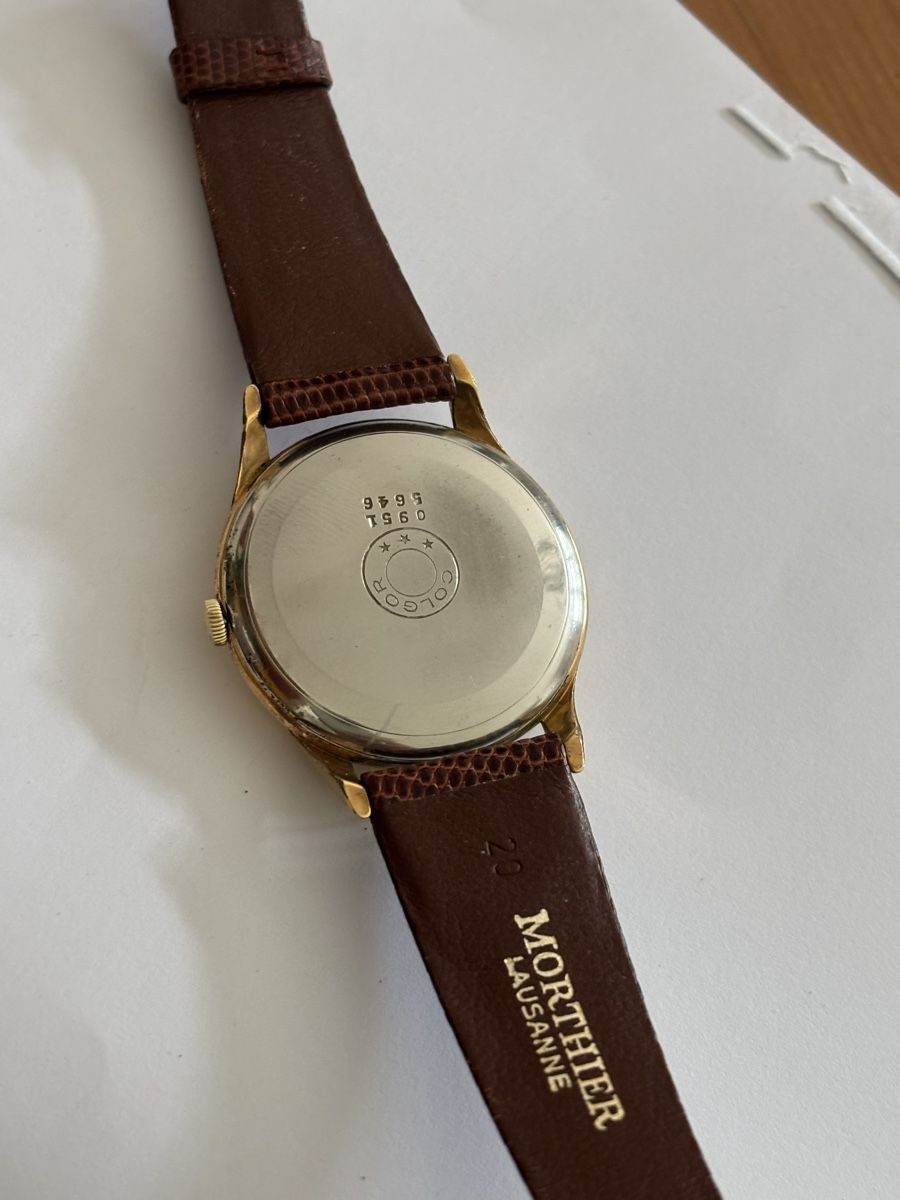 Swiss Orologi: Montre Colgor vintage, plaqué or – Usato da Buttes venduto da ButtA15 9
