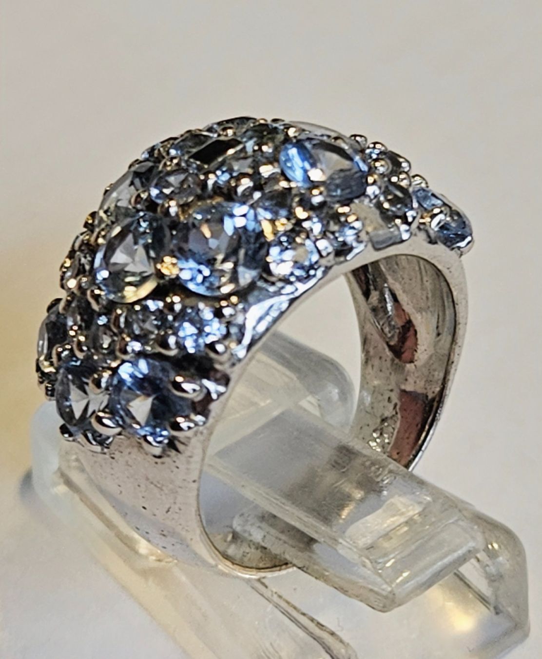 Ringe: Ring Silber mit blauen Topas EdelSteinen Grösse 52 – Neu (gemäss Beschreibung) aus Zürich von adriben 4