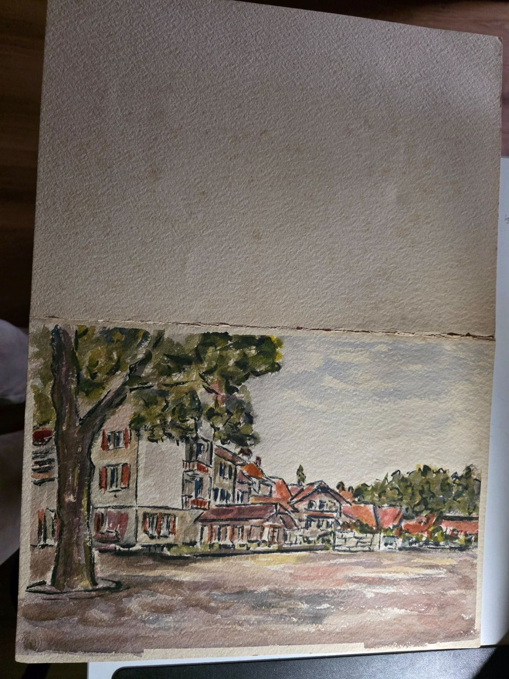 Dipinti: Interessantes altes Bild Gemälde Aquarell – Usato da Walterswil BE venduto da Lonitti 4
