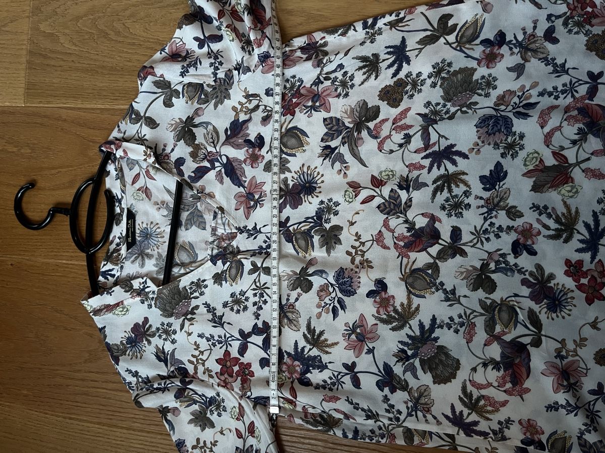 Massimo Dutti Camicette: Massimo Dutti Bluse, Gr. 38, Blumenmuster, Bohostyle – Usato da Wädenswil venduto da Iana32 4