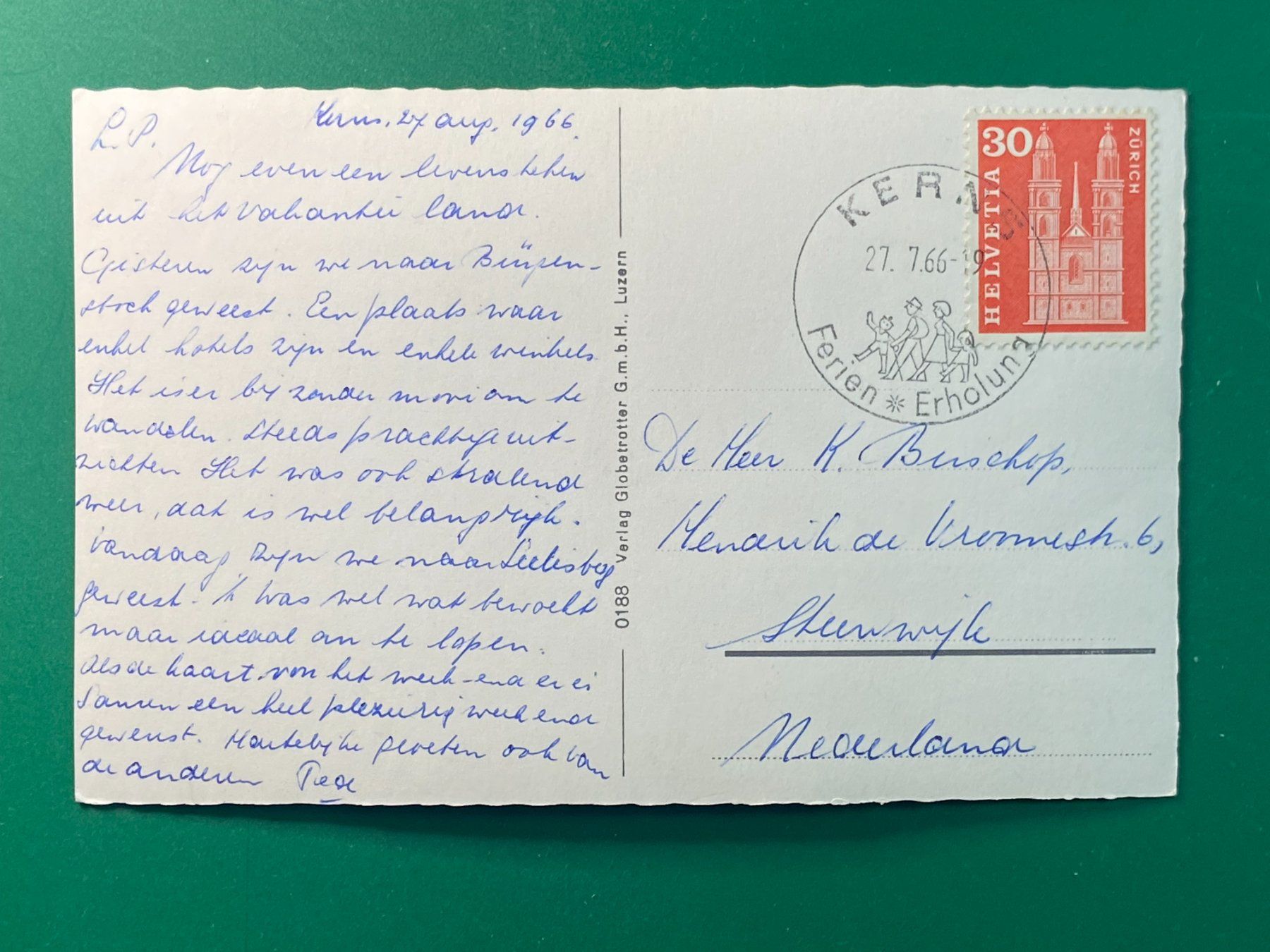 Cartoline postali: Wallfahrtskapelle Maria Sonnenberg, Seelisberg – Usato da Steg VS venduto da danwer74 1