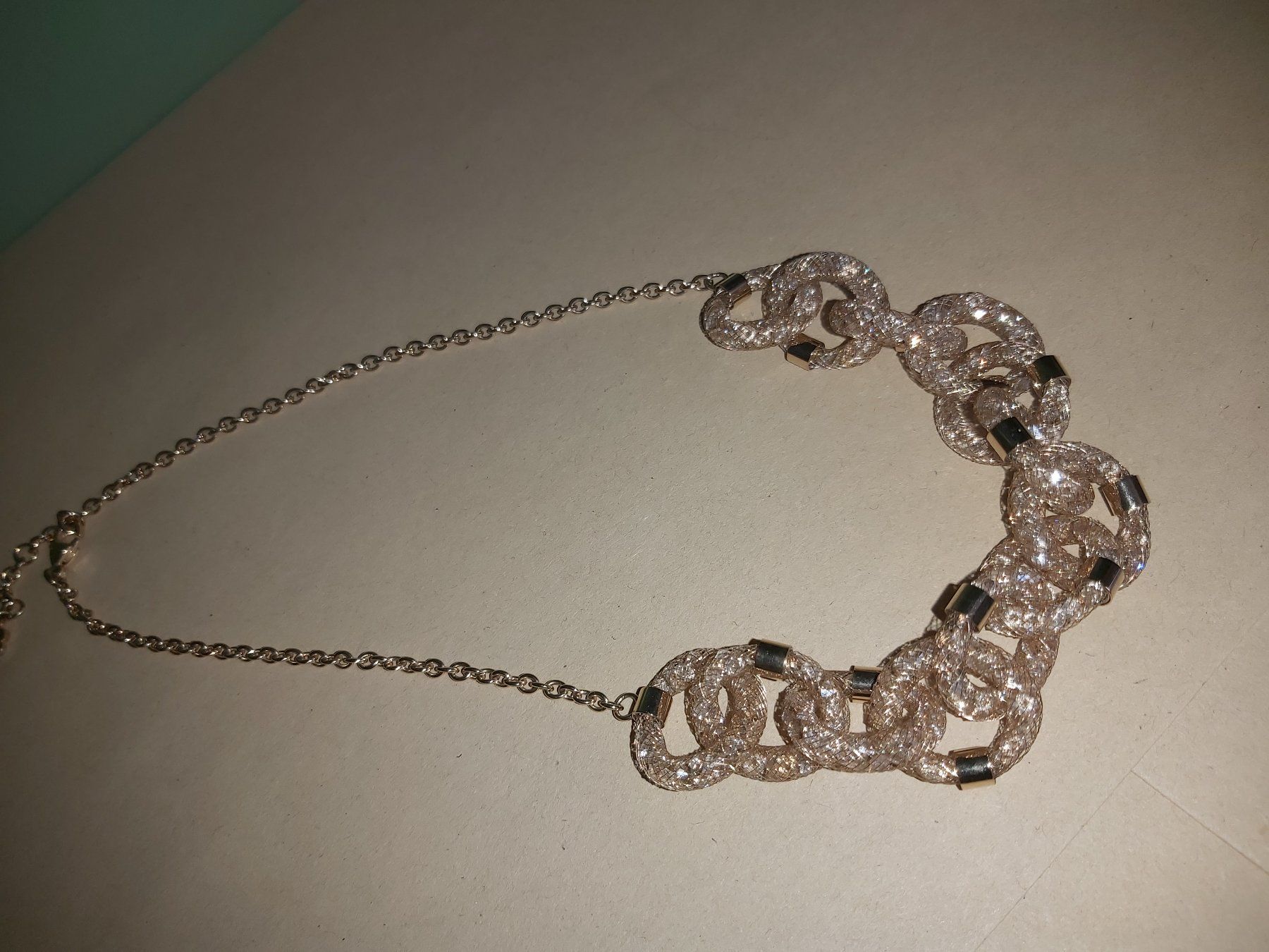 Swarovski Colliers: Stardust Swarovski Kette, goldfarbig – D'occasion à Winterthur par Goldpipau