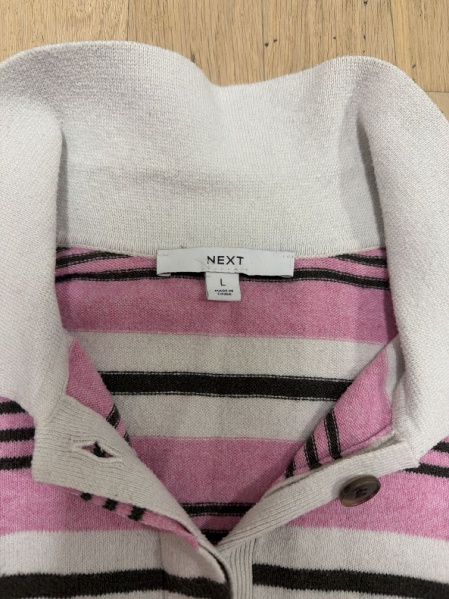 Next Maglioni & Felpe: NEXT Pullover mit Polokragen, gestreift, Gr. L – Usato da Effretikon venduto da MaisonNade 1