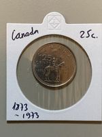 Canada - 25 cents - 1873-1973