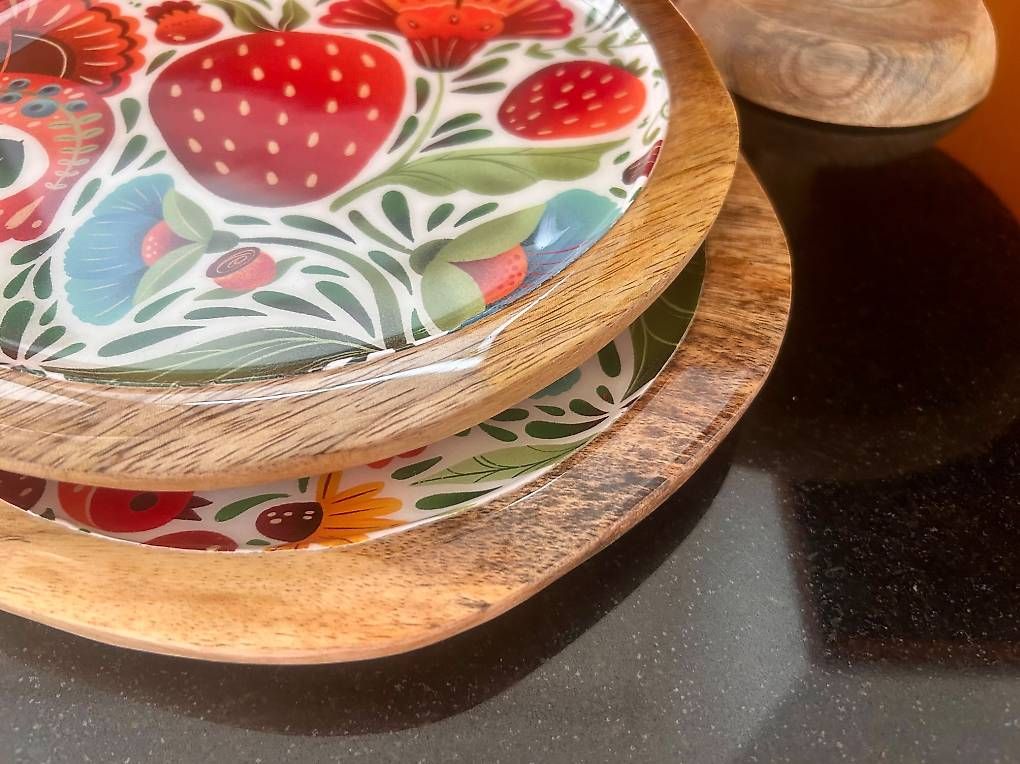 Set di piatti: Etagere Teller Erbeeren Motiv – Usato da Ruswil venduto da BB_TT_1 2