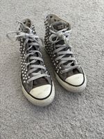 Scarpe Converse All Star borchiate 37 grigie taglia 38.5