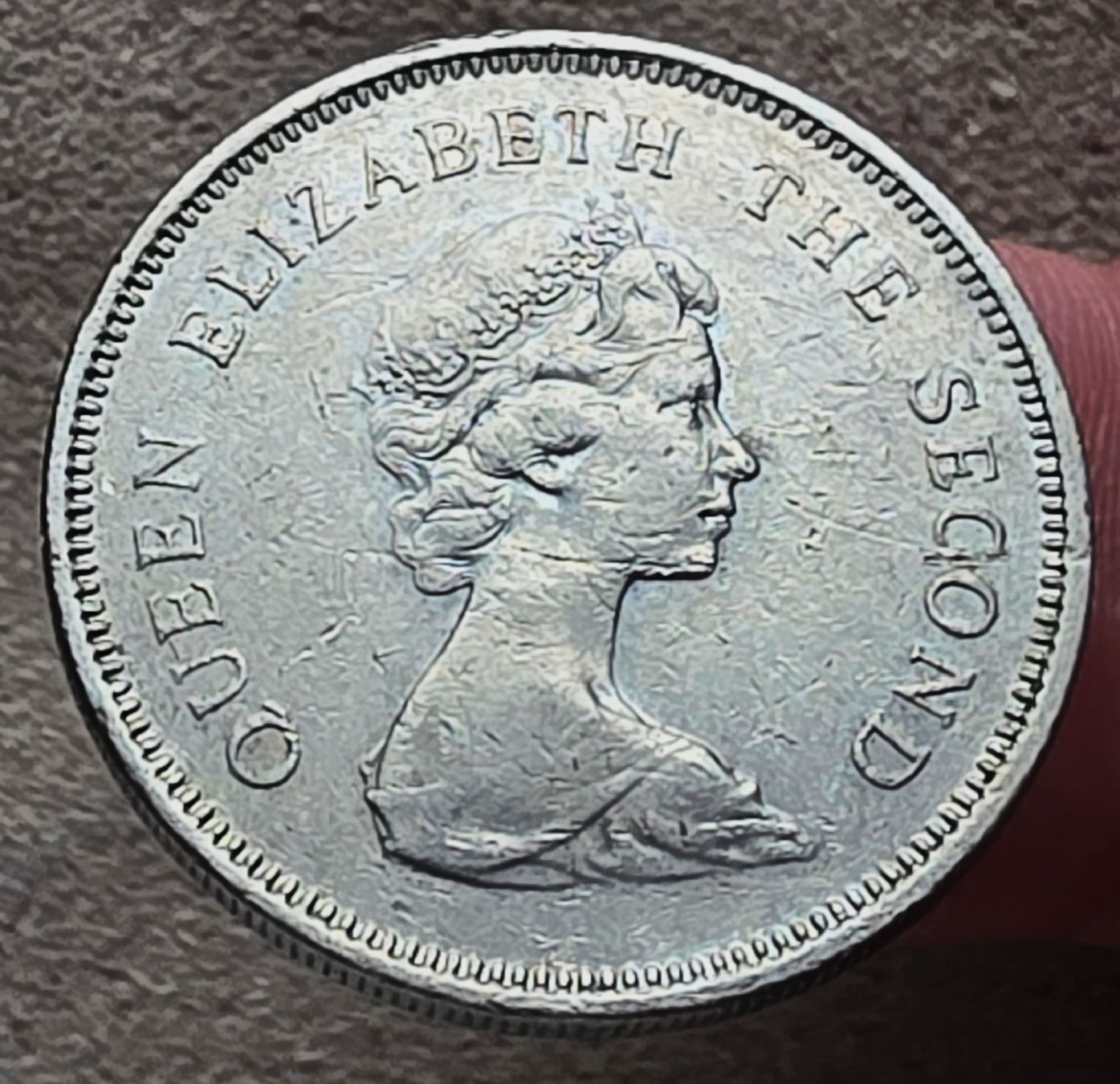 Alle Münzen: HONG KONG 1 DOLLAR 1980 – Gebraucht aus Winterthur von Creso70 1