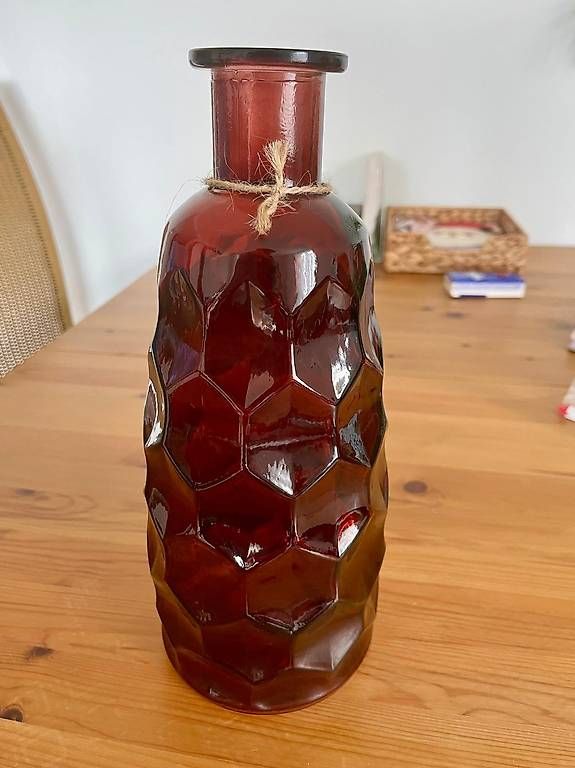 Vasi & Recipienti: Blumenvase, Dekovase, Glas, rot – Usato da Münchenstein venduto da spa_7wh8
