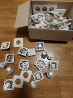 Steckdosen Schalter Konvolut weiss diverse Hersteller guter 