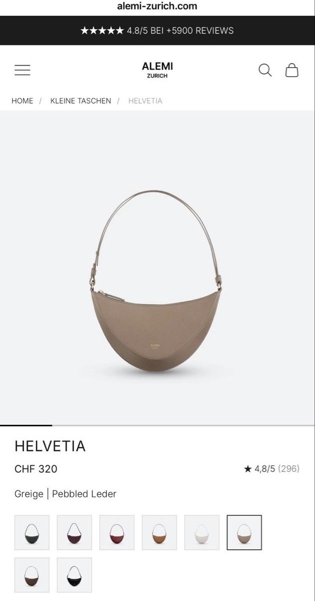 Alemi Taschen für Damen: Handtasche Beige Alemi – Gebraucht aus Embrach von jacqui01 4