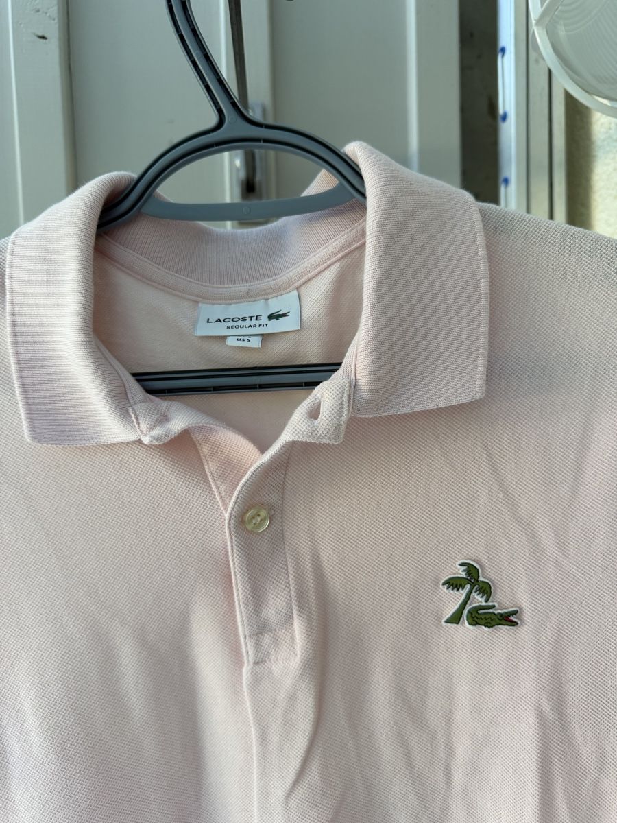 Lacoste Magliette Polo: Lacoste Poloshirt rosa Grösse S Regular Fit – Usato da Schattdorf venduto da lestage 1