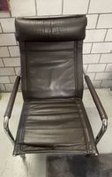 Mid Century Stahlrohr Sessel Hochlehner