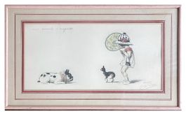Radierung von Georges Redon