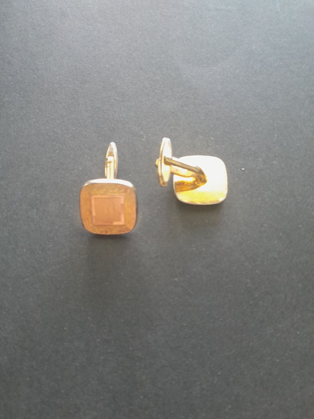 Gemelli: Boutons de manchettes forme carrée – Usato da Lausanne venduto da Polo07