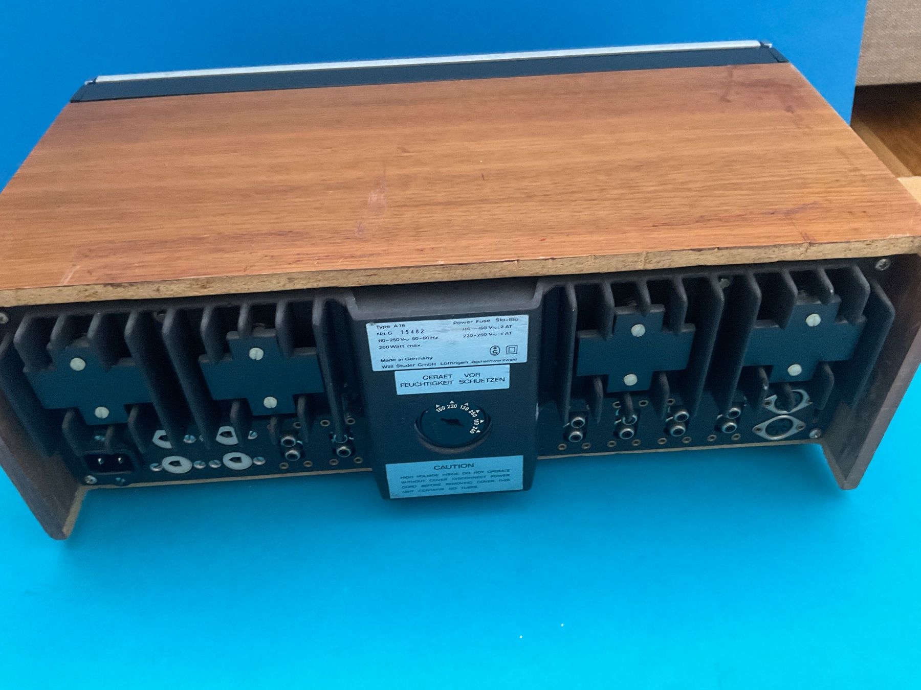 Revox Amplificatori: ReVox A 78 Stereo Amplifier – Usato da Langenthal venduto da RronJora 5