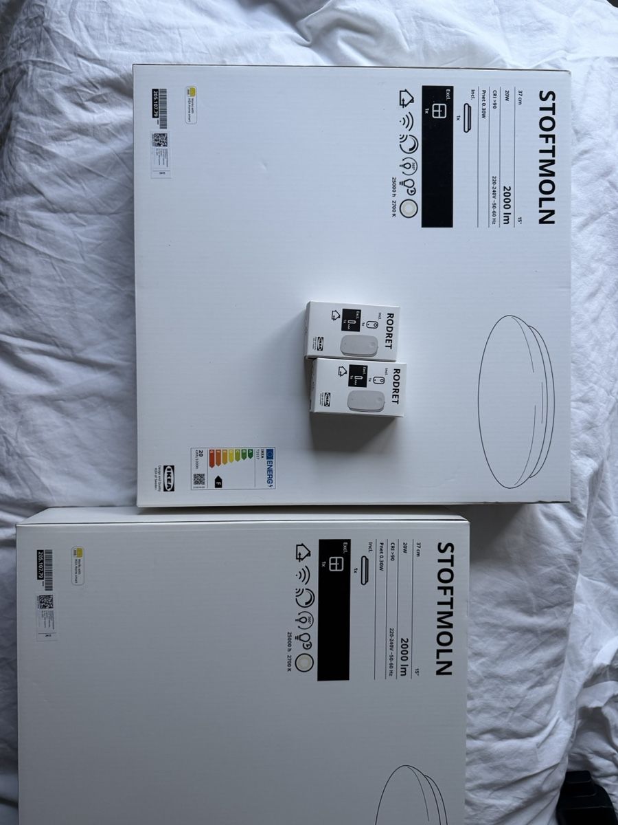 Ikea Lampadari & plafoniere: IKEA STOFTMOLN Deckenleuchte 37cm 2000lm neu – Nuovo e nell'imballaggio originale da Neuhaus SG venduto da cynlo