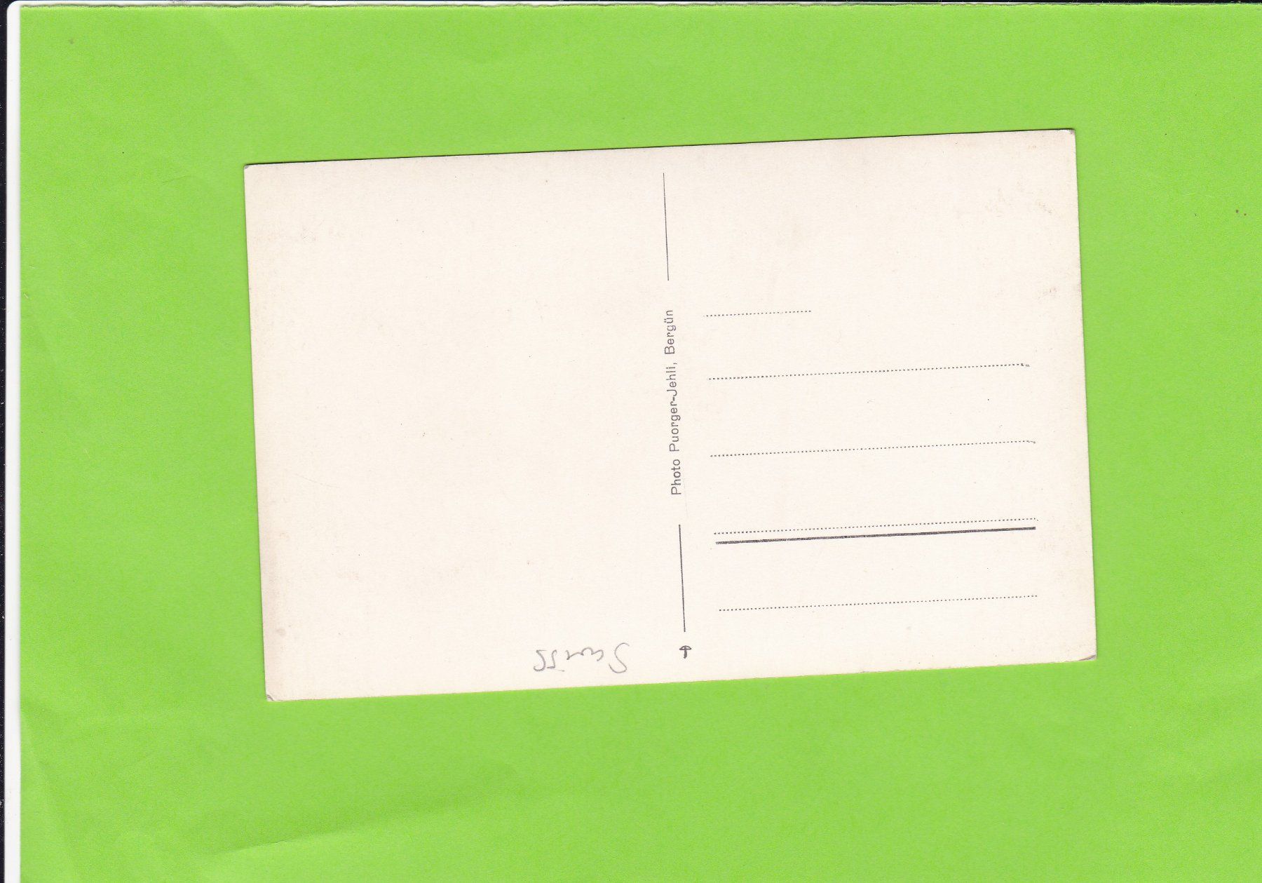 Cartoline postali: Erker in Bergün – Usato da St. Peterzell venduto da neckertal 1