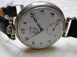 CORTEBERT Taschenuhr  als MARIAGE umgebaut ca. 1910