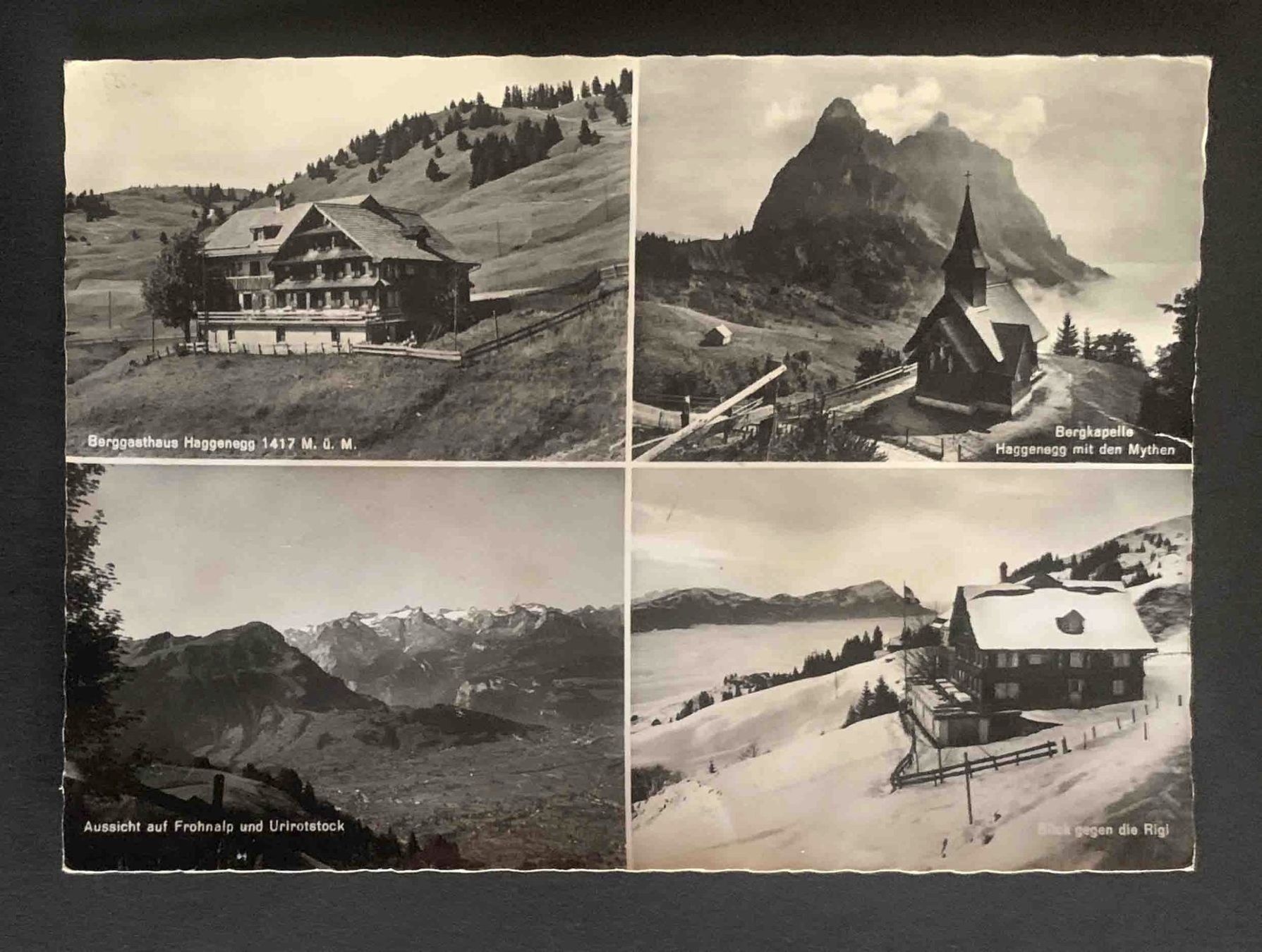 Cartoline postali: AK Berggasthaus Haggenegg – Usato da Goldau venduto da artelier1