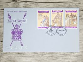 CL05 Enveloppe + Timbre Mauritius 1977