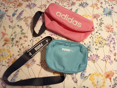 Adidas Puma Tasche Set Rosa Blau 