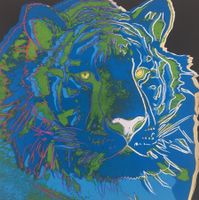 ANDY WARHOL " Siberian Tiger "    MEHRFARBENDRUCK